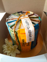BIRTHDAY CAKE, custom book themed cake 6 inch round