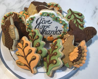 Cookies 1 dz Thanksgiving themed cookies