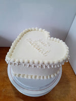 WEDDING HEART CAKE Heart cake 8 inch wedding cake 8 inch