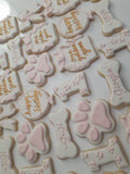One Golden Year, cookie order , 1 dozen custom cookies