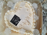 Cake, Custom Gender reveal cake 8 inch Heart cake