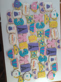 Custom Fancy cookie order , 1 dozen custom cookies
