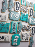 Cookies, Custom cookies for birthday party, by the dozen race themed
