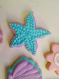 COOKIES, Mermaid cookies , 1 dozen custom cookies for girls