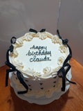 Birthday cake,  Custom Birthday Cake, 8 inch round