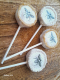 1 dozen, custom image CAKE POPS, wedding CAKEPOPS,  12 pcs  white wedding cake pops for bulk order,  restaurants food service industry.