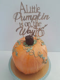 Pumpkin Shaped Cake