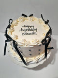 Birthday cake,  Custom Birthday Cake, 8 inch round