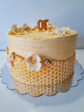 10” Bee themed Birthday CAKE, 70th BIRTHDAY