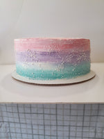 Custom cake,  birthday cake, pull apart 2 part cake