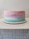 Custom cake,  birthday cake, pull apart 2 part cake