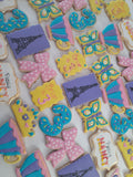Custom Fancy cookie order , 1 dozen custom cookies