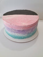 Custom cake,  birthday cake, pull apart 2 part cake