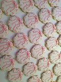 Cookies, Initial, monogram bridal or baby shower cookies, 1 dozen, baby shower, any colour scheme available