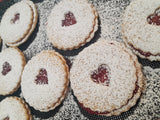Cookies, JAM JAMS, raspberry FILLED COOKIES, 1 dozen cookies