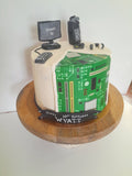 Cake, Custom PC THEMED cake 8 inch birthday cake. Cake