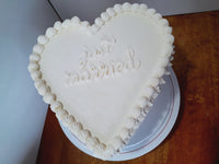 WEDDING Heart cake , anniversary cake, 8 inch wedding cake 8 inch, heart cakes