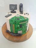 Cake, Custom PC THEMED cake 8 inch birthday cake. Cake