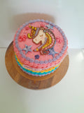 Cake, Custom 8 inch UNICORN  birthday cake. Cake