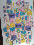 Custom Fancy cookie order , 1 dozen custom cookies