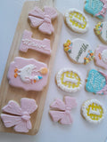 Cake and 1 dozen decorated themed sugar cookies, custom order, one silly Goose themed