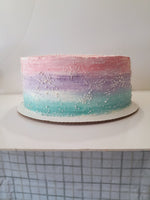Custom cake,  birthday cake, pull apart 2 part cake