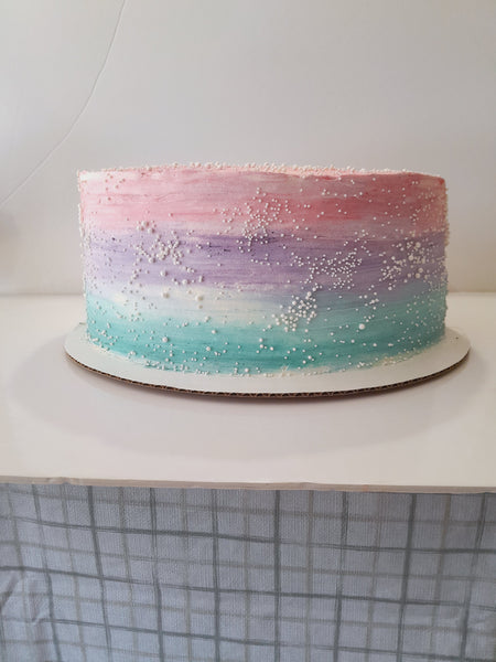 Custom cake,  birthday cake, pull apart 2 part cake