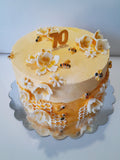 10” Bee themed Birthday CAKE, 70th BIRTHDAY