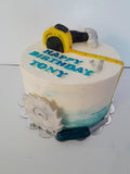 Birthday Cake, Custom birthday cake, GARAGE/Tool themed 8 inch, Father’s Day cake