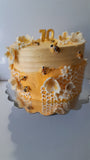 10” Bee themed Birthday CAKE, 70th BIRTHDAY