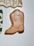 COOKIES, First Rodeo birthday cookies, 1 dozen custom cookies , COOKIES  royal icing DECORATED COOKIES