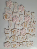 One Golden Year, cookie order , 1 dozen custom cookies