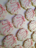 Cookies, Initial, monogram bridal or baby shower cookies, 1 dozen, baby shower, any colour scheme available