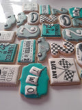 Cookies, Custom cookies for birthday party, by the dozen race themed