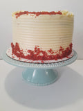 Birthday Cake, Custom RED VELVET birthday cake, 8 inch,