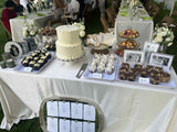 Wedding cake, 2 tier WEDDING CAKE 10"/8" round tiers