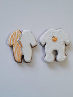 Baby shower “a little pumpkin is on the way” Fall themed baby shower COOKIES  royal icing DECORATED -COOKIES