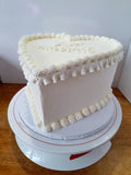 WEDDING Heart cake , anniversary cake, 8 inch wedding cake 8 inch, heart cakes