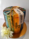 BIRTHDAY CAKE, custom book themed cake 6 inch round