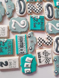 Cookies, Custom cookies for birthday party, by the dozen race themed