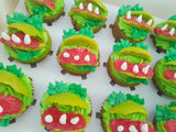 Cupcakes, Venus fly trap themed, 1 dozen