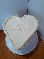 WEDDING HEART CAKE Heart cake 8 inch wedding cake 8 inch