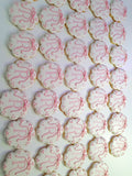 Cookies, Initial, monogram bridal or baby shower cookies, 1 dozen, baby shower, any colour scheme available