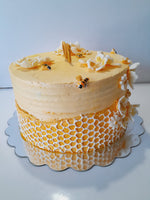 10” Bee themed Birthday CAKE, 70th BIRTHDAY