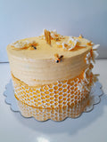 10” Bee themed Birthday CAKE, 70th BIRTHDAY