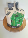 Cake, Custom PC THEMED cake 8 inch birthday cake. Cake