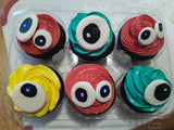 LITTLE MONSTER themed CUPCAKES