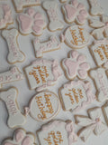 One Golden Year, cookie order , 1 dozen custom cookies