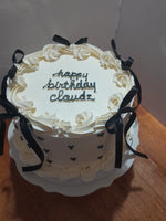 Birthday cake,  Custom Birthday Cake, 8 inch round