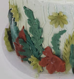 Cake, 8 inch, Dino cake, hidden surprize buttercream,with fondant details
